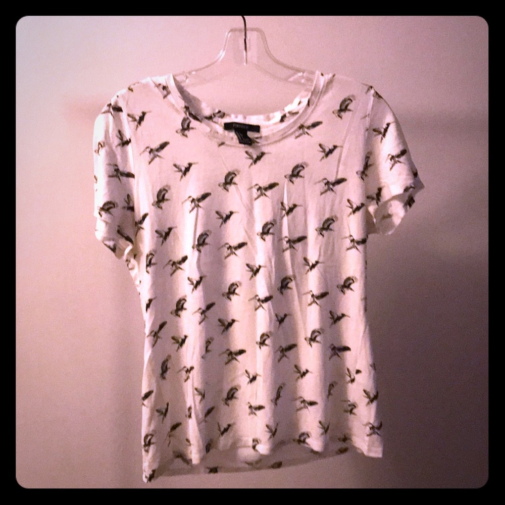 Forever 21 Bird Print T-Shirt